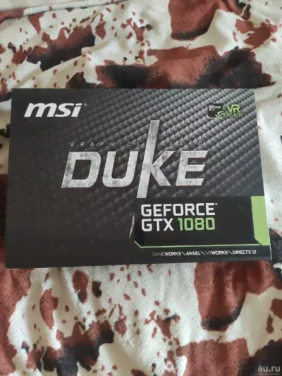 MSI Geforce GTX 1080 DUKE