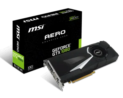 Видеокарта GeForce GTX 1080 8GB MSI AERO OC (GTX 1080 AERO 8G OC)-1