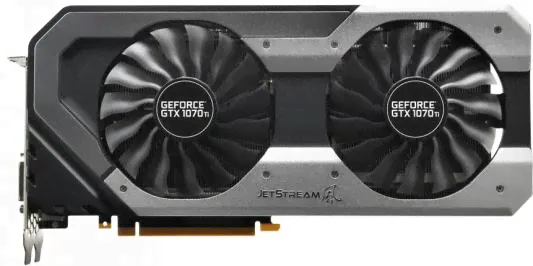 Видеокарта Palit GeForce GTX 1070 Ti GeForce GTX 1070 Ti Super JetStream PCI-E 8192Mb GDDR5 256 Bit Retail