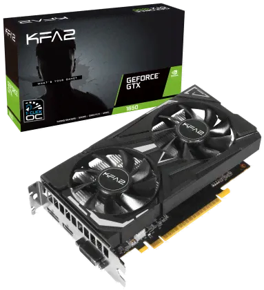Видеокарта KFA2 GeForce GTX 1650 EX, NVIDIA GeForce GTX 1650, 4Gb GDDR5-0