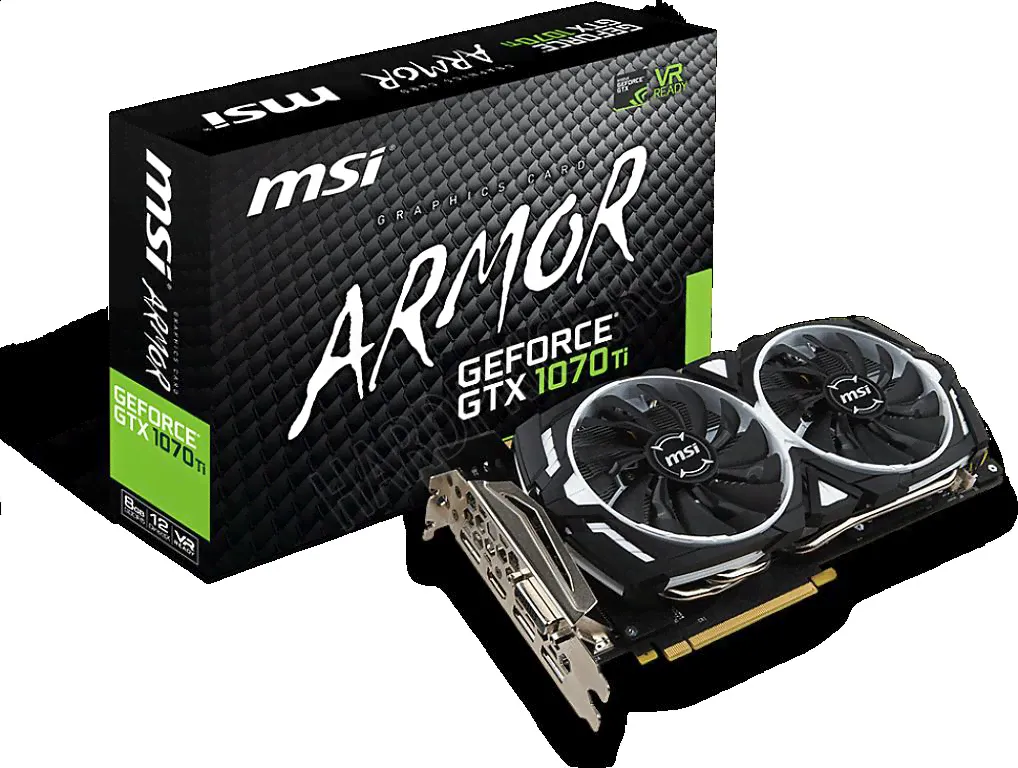 Видеокарта MSI GeForce GTX 1070 Ti 8192Mb (GTX 1070 Ti ARMOR 8G)