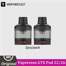 🛍 2 шт. оригинальный Vaporesso GTX Pod 22 3,5 мл для GTX GO 40 и GTX Pod 26 5 мл для GTX GO 80LUXE 80 Kit