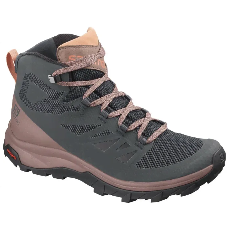 Кроссовки SALOMON OUTline Mid GTX W Ebony/Deep Ta