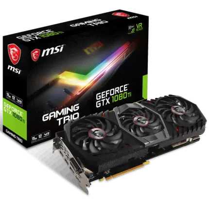 Видеокарта MSI GTX 1080 TI GAMING TRIO GeForce GTX 1080 Ti-0