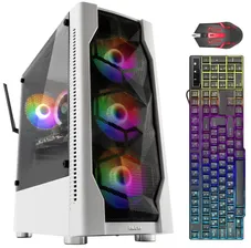 Системный блок Игровой Компьютер (Intel Core i5-10400F / 16Gb / SSD 480Gb / GTX 1650 4Gb / DK D4 / Клавиатура / Мышь / Wi-Fi) (Intel Core i5-10400F, RAM 16 ГБ, SSD 480 ГБ, NVIDIA GeForce GTX 1650 (4 Г