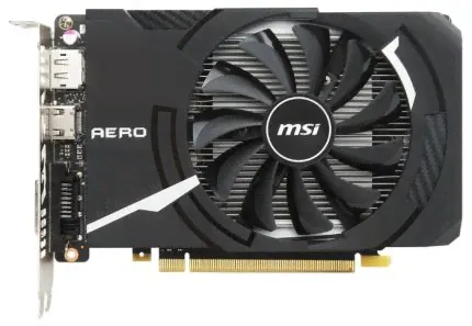 Видеокарта MSI GTX 1050 Ti AERO ITX 4G OCV1 GeForce GTX 1050 Ti