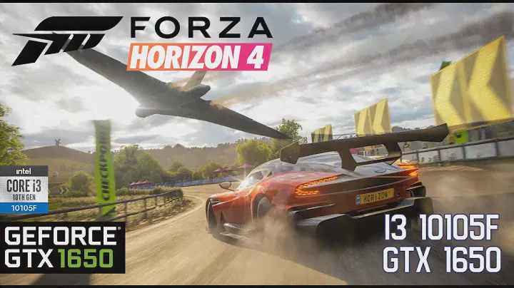 Forza Horizon 4 - 10 Minutes of Gameplay | i3 10105F + GTX 1650 | FPS TEST | (2022)