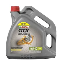 15A4E0 Castrol Castrol GTX ULTRACLEAN 10W-40 A3/B4 4 л